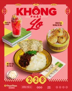 combo Tết F&B, mì, bánh bao, nước uống