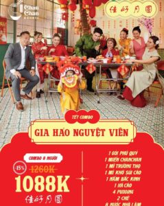 Gia đình quây quần ăn Tết với combo 8 người ChanChan Gia Hảo Nguyệt Viên 1088K không khí sum họp 2026